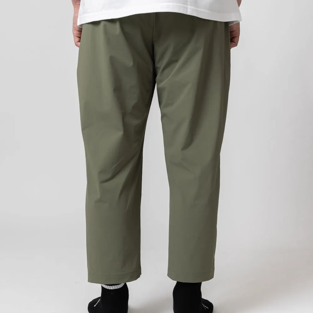 Ankle-cut Wide Easy PANTS | CORDURA | Green