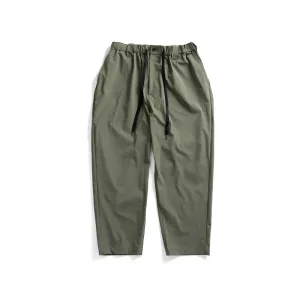 Ankle-cut Wide Easy PANTS | CORDURA | Green