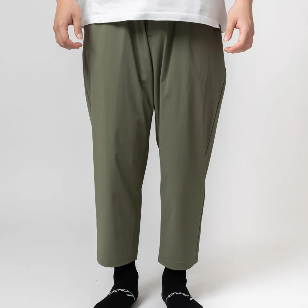 Ankle-cut Wide Easy PANTS | CORDURA | Green