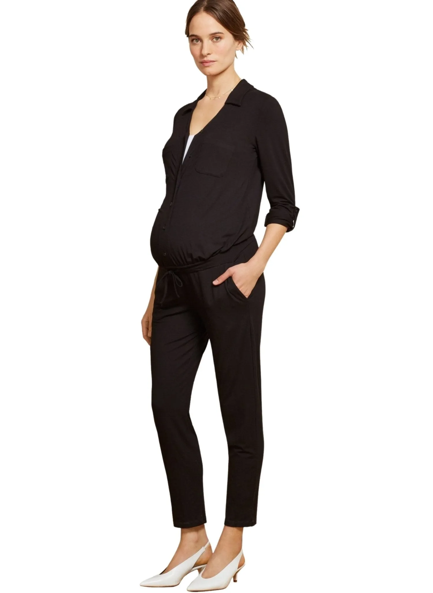 Ashlyn Maternity Jumpsuit