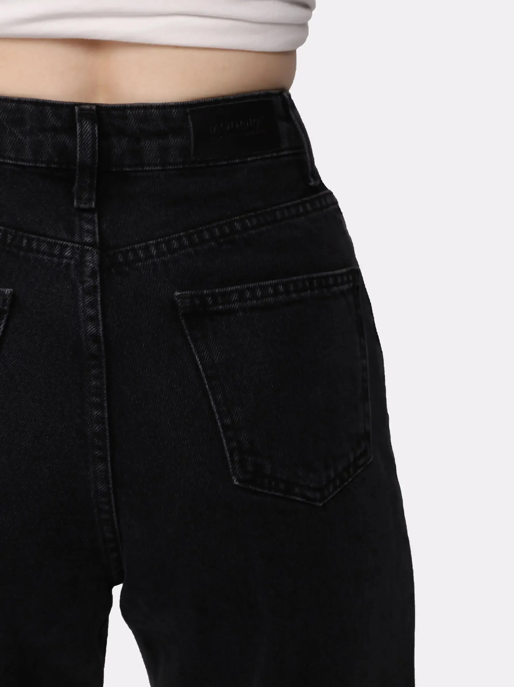 Black High Waist Balloon Jeans