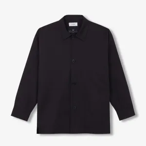 Blue Graphite Oversized Work Jacket