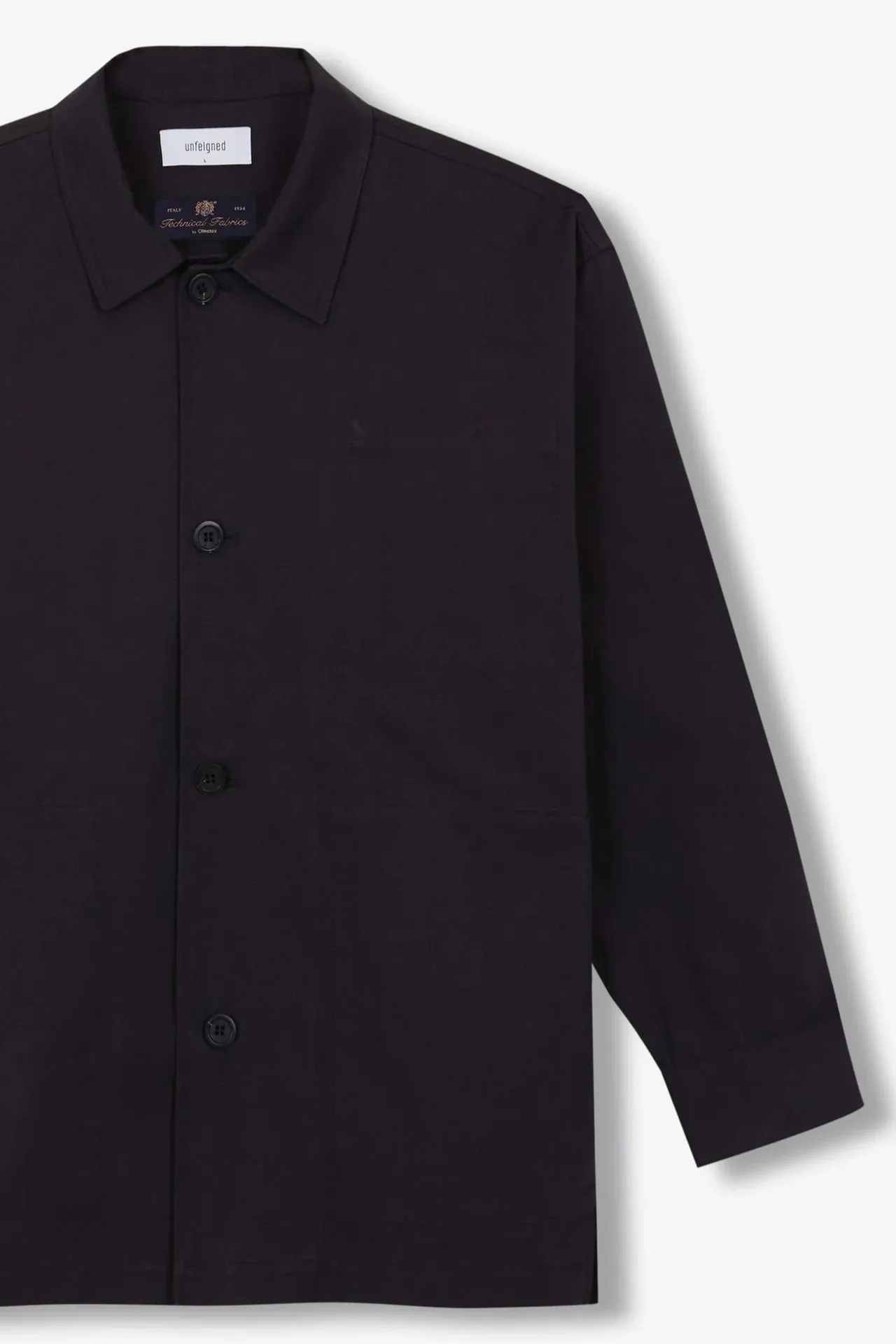 Blue Graphite Oversized Work Jacket