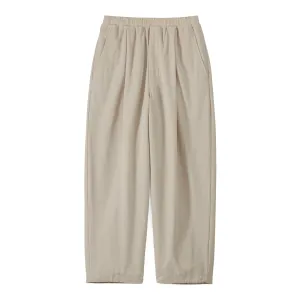 Boiled Wool Wide Easy Pants