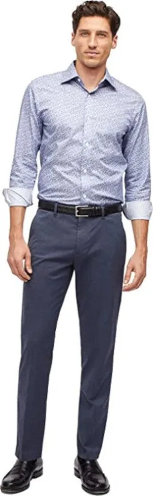 Bonobos Men's Monday Steel Blue 38W x 32L Slim Stretch Weekday Warrior Pants