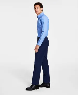 Brooks Brothers Men's Classic Fit Pinstripe Wool Blend Suit Pants Navy 38 x 30