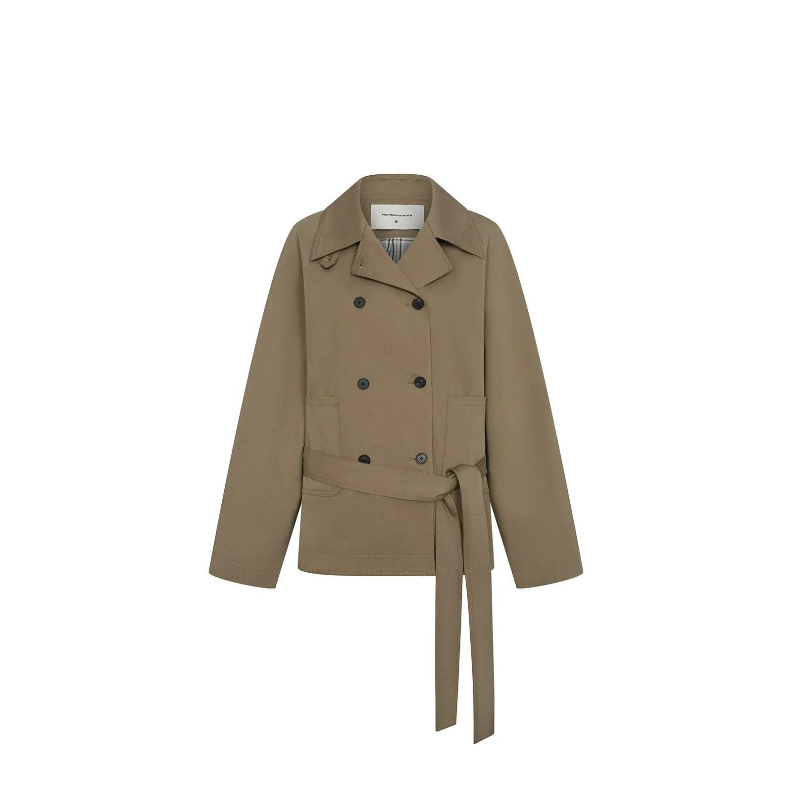 Classic Double-Breasted Short Coat