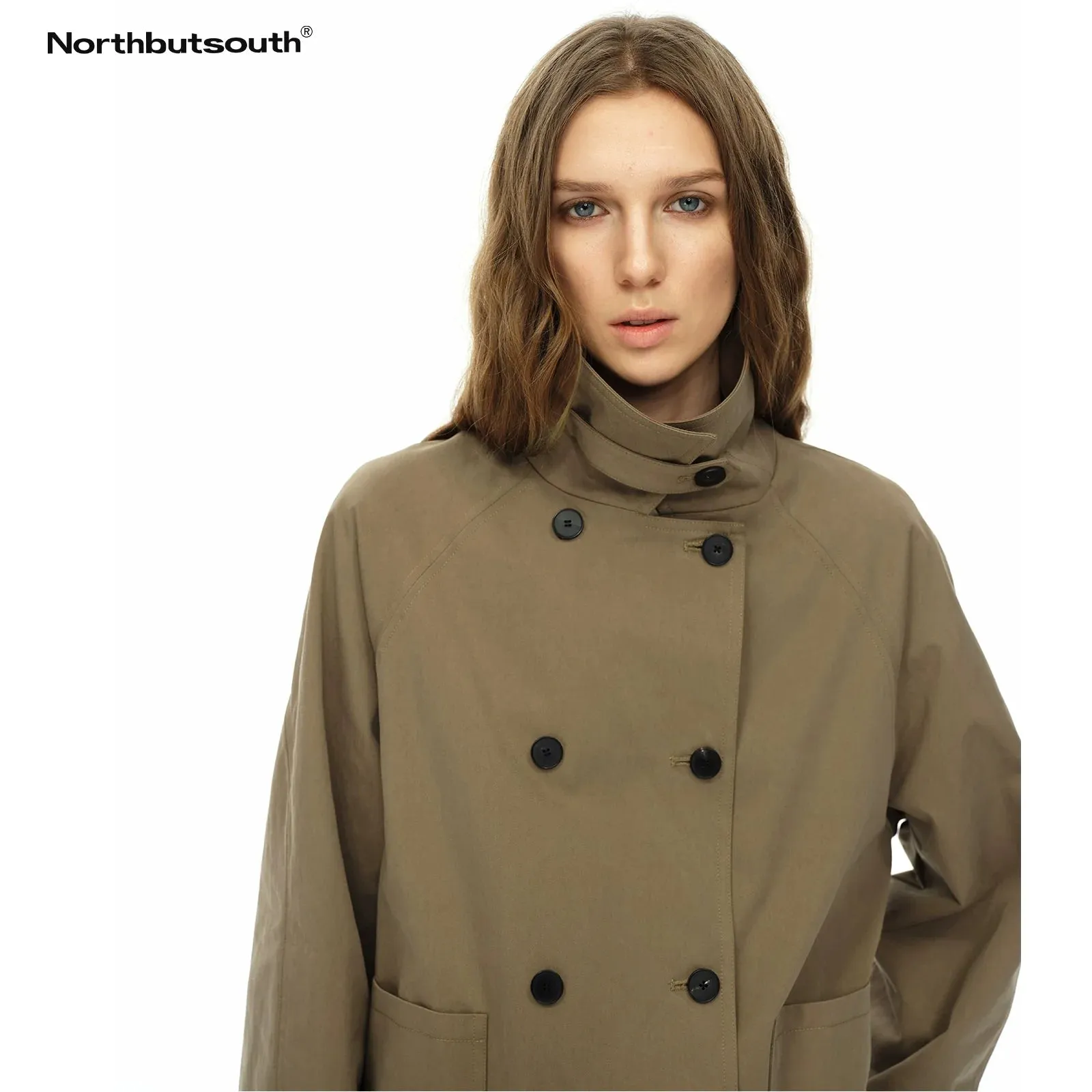 Classic Double-Breasted Short Coat
