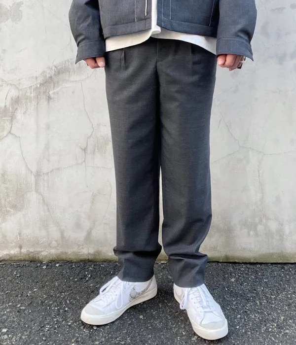 DIGAWEL/SLIM EASY PANTS (C.GRAY)
