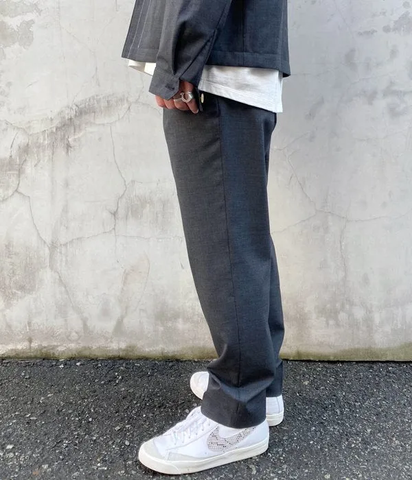 DIGAWEL/SLIM EASY PANTS (C.GRAY)