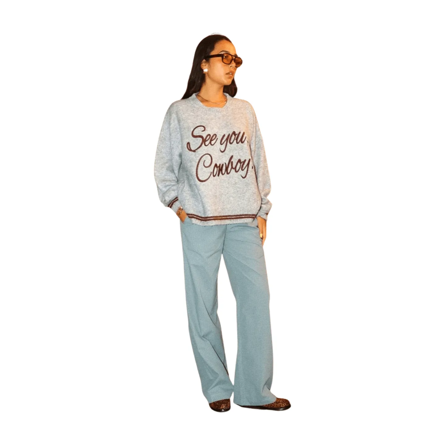 Easy Plaid Lounge Pants - Blue