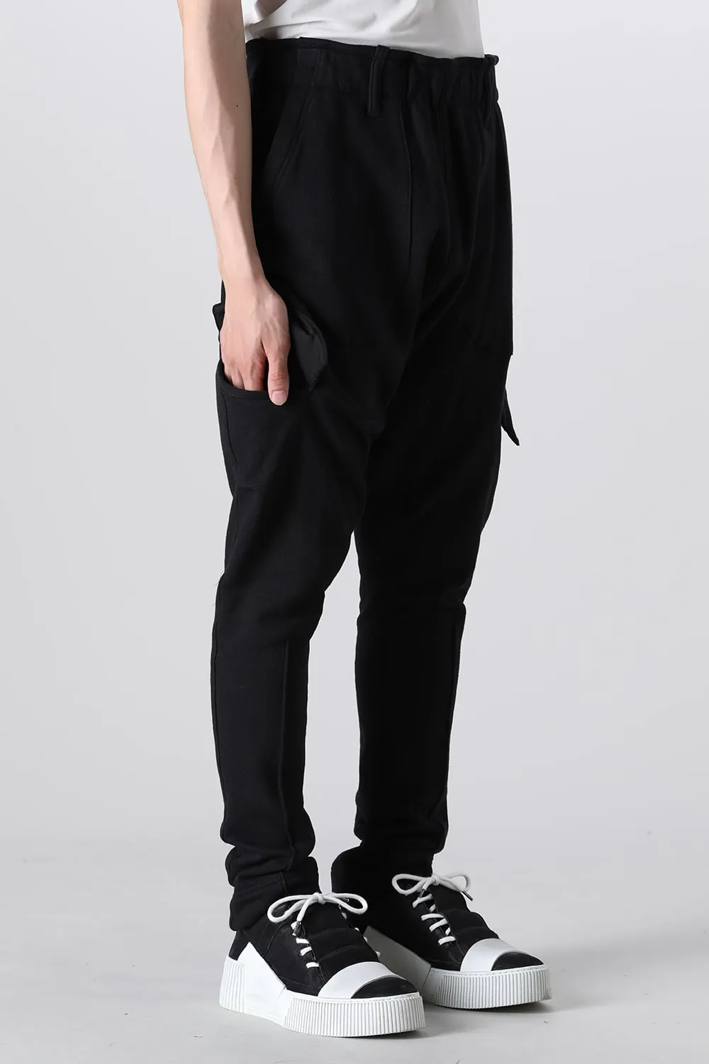Easy Saruel Pants Black