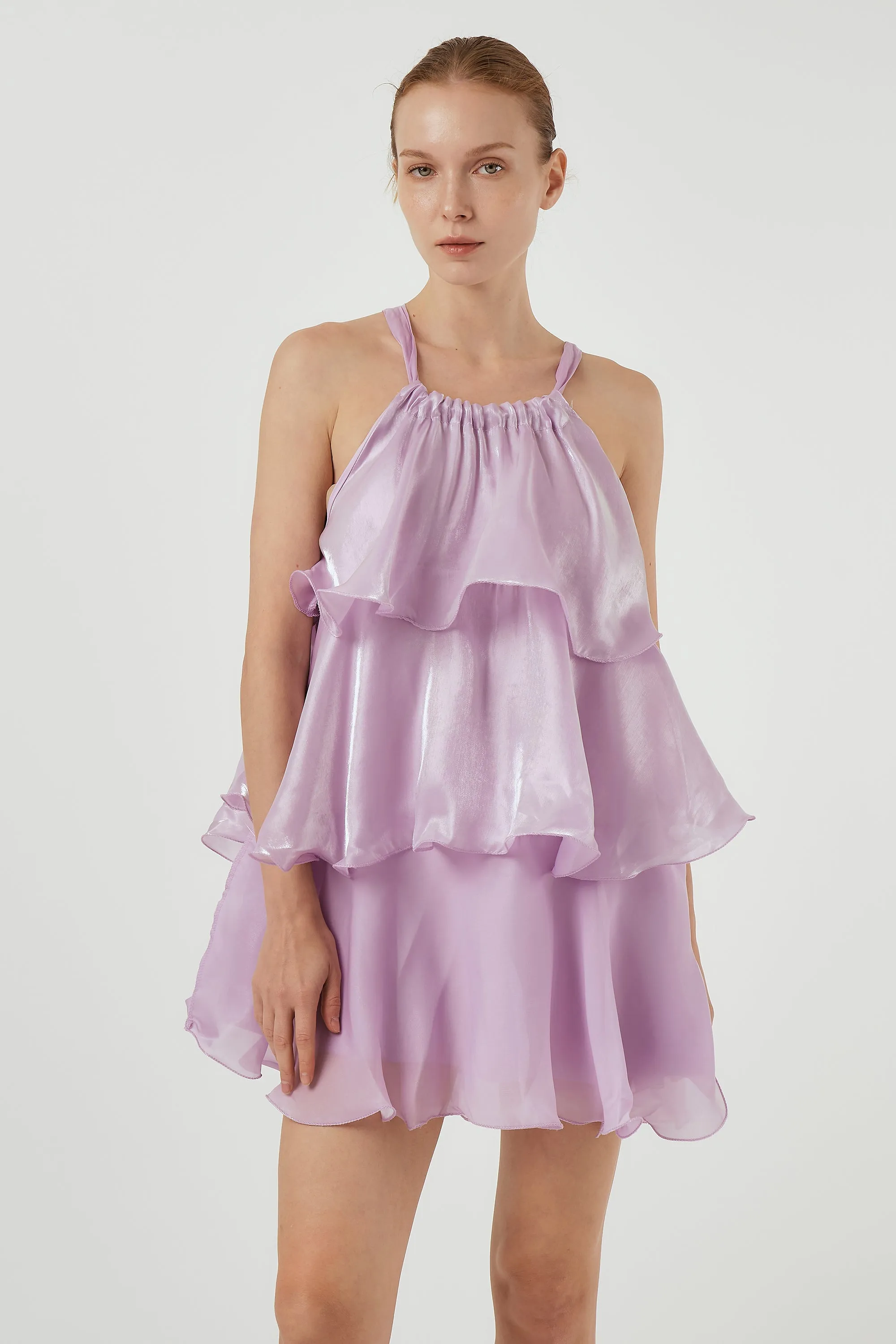 Ella Organza Tiered Dress