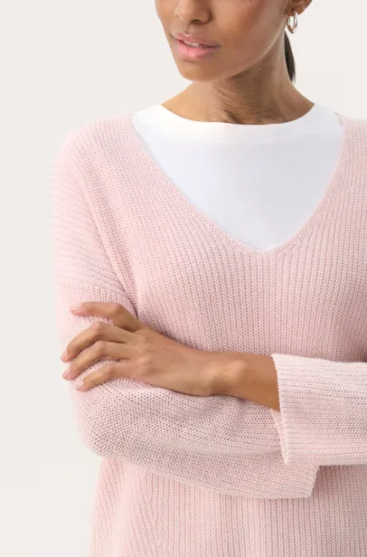 ETRONAPW PULLOVER "MAUVE CHALK"