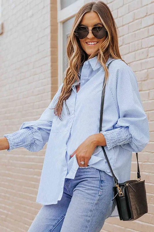 Fernanda Lantern Sleeve Shirt NEW