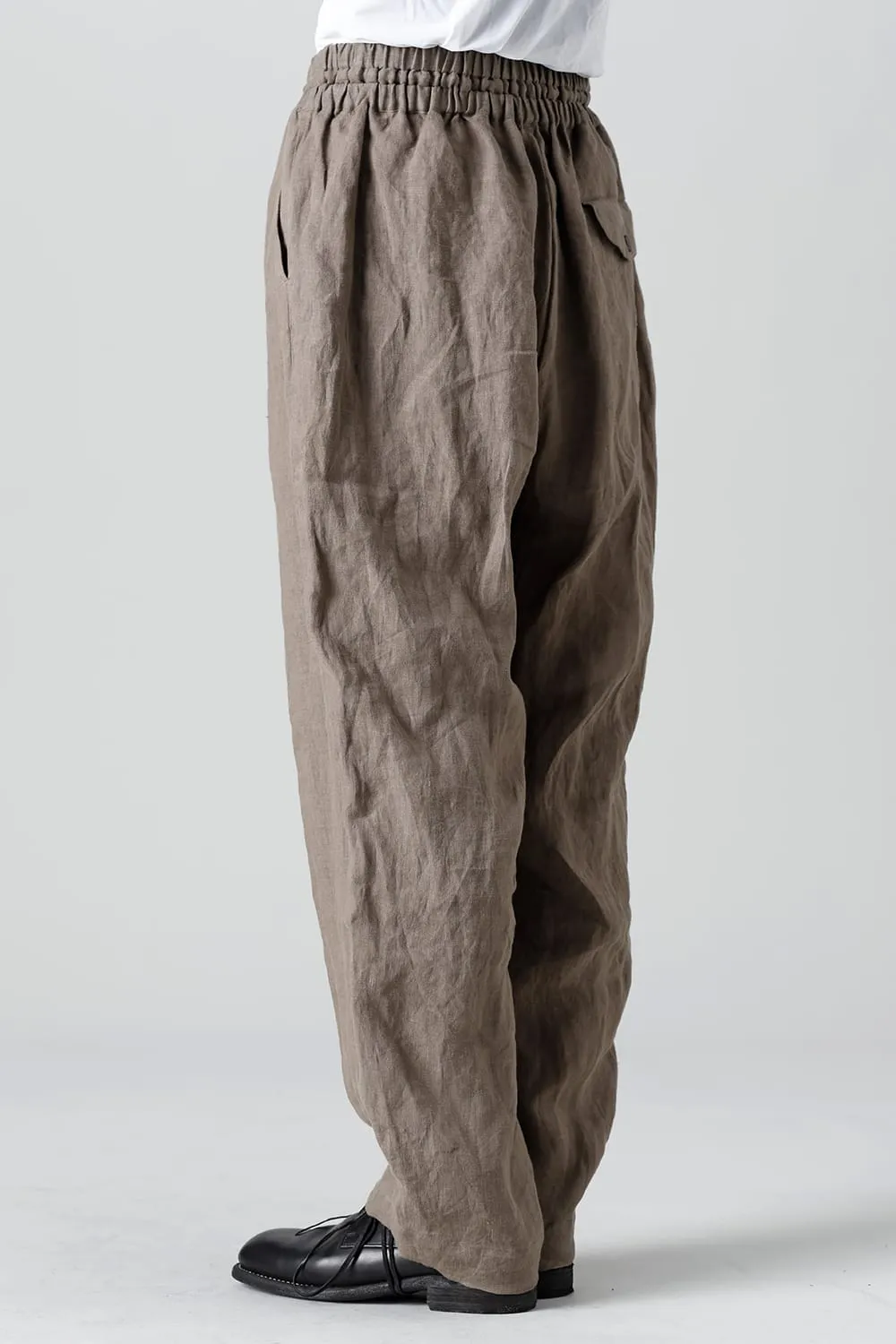 French Linen Easy Pants Khaki
