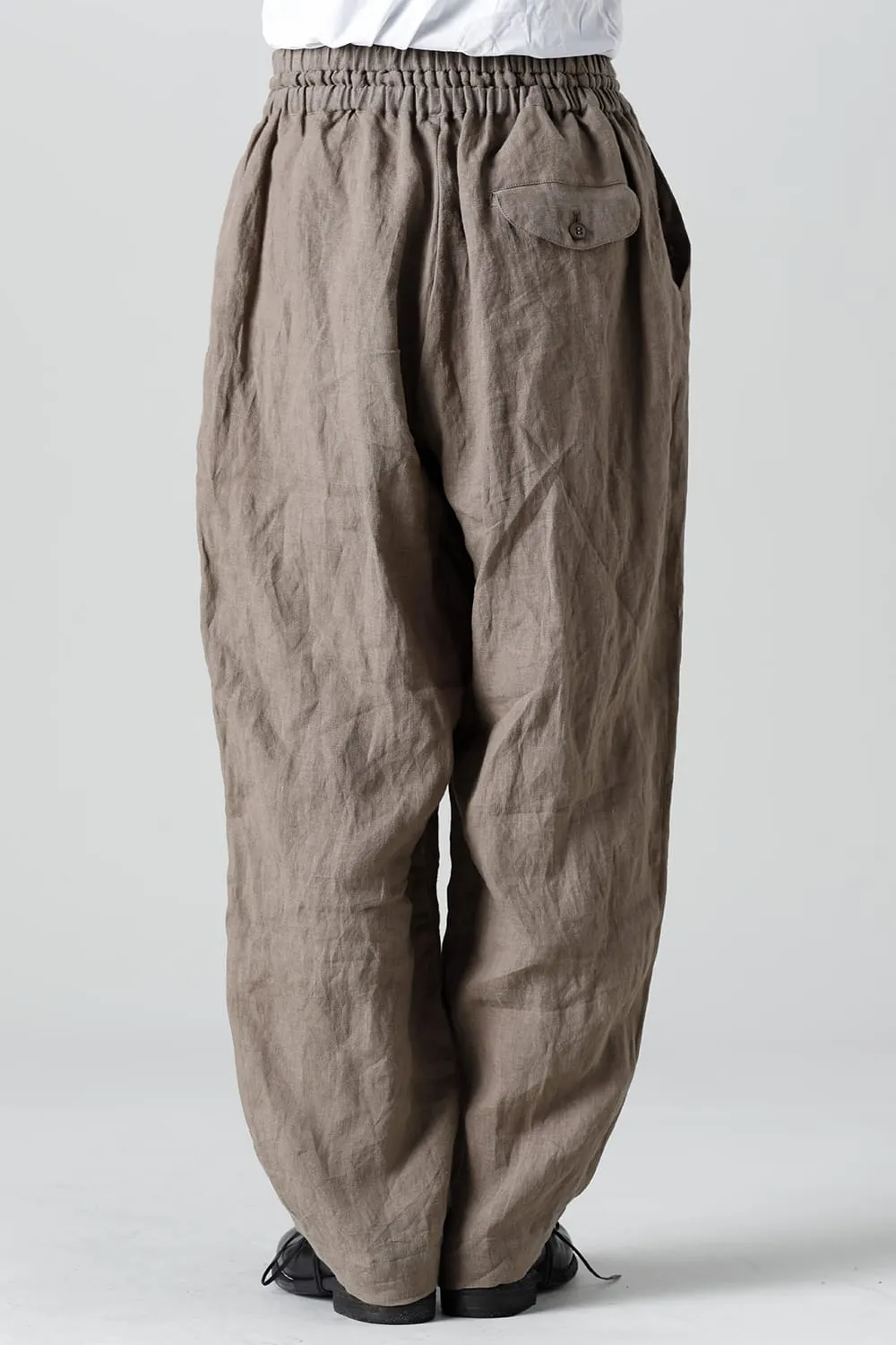 French Linen Easy Pants Khaki