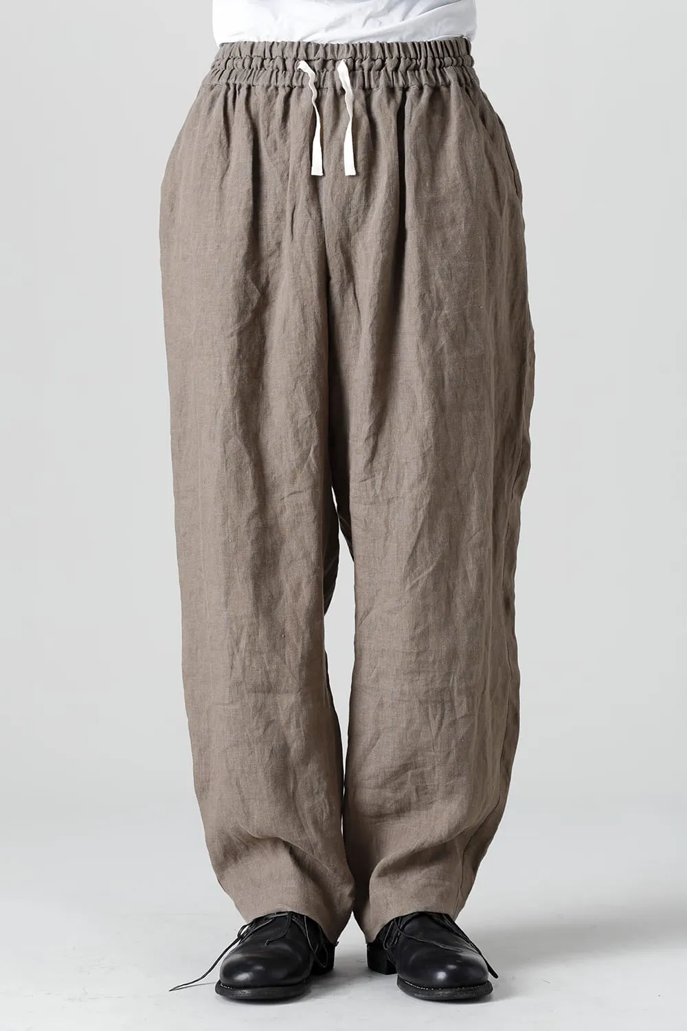 French Linen Easy Pants Khaki