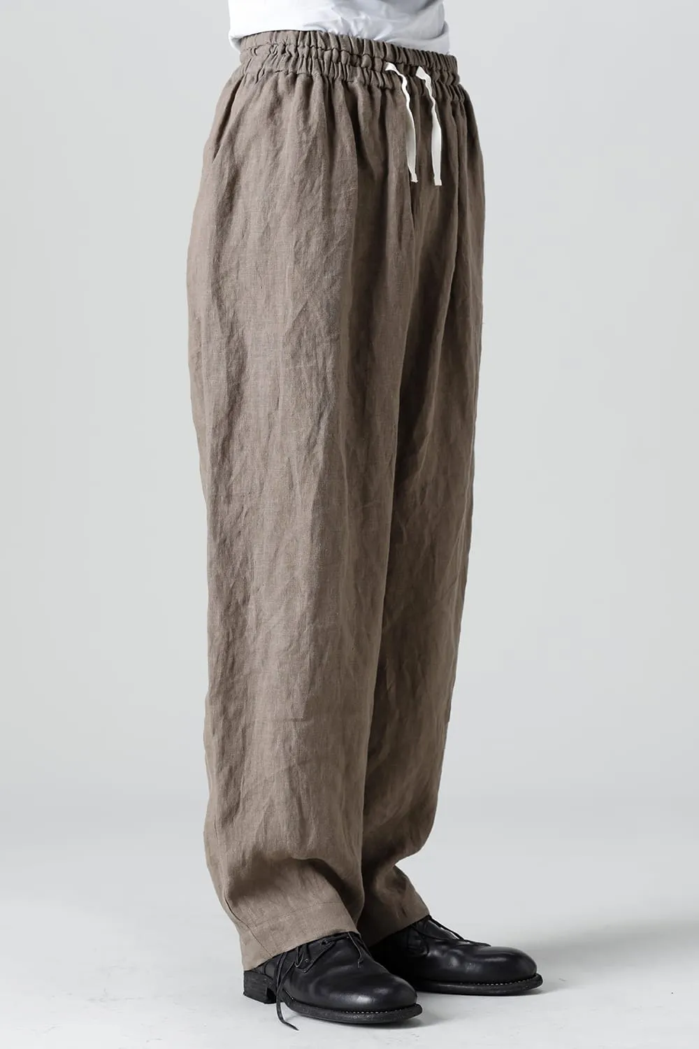 French Linen Easy Pants Khaki