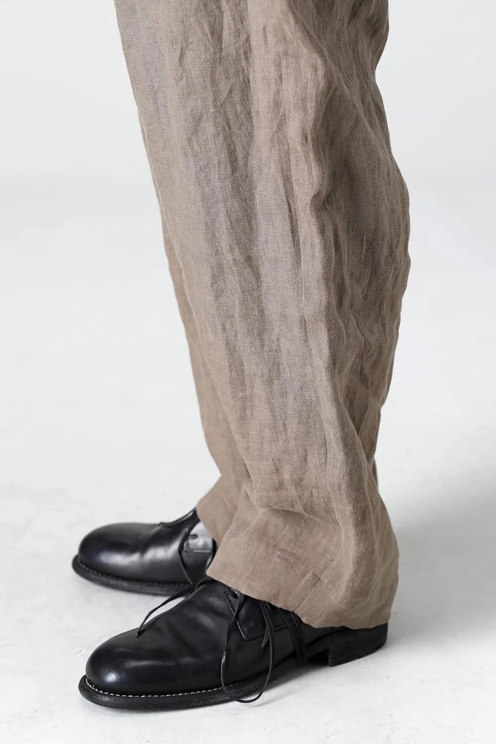 French Linen Easy Pants Khaki