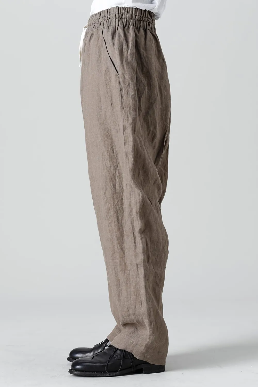 French Linen Easy Pants Khaki