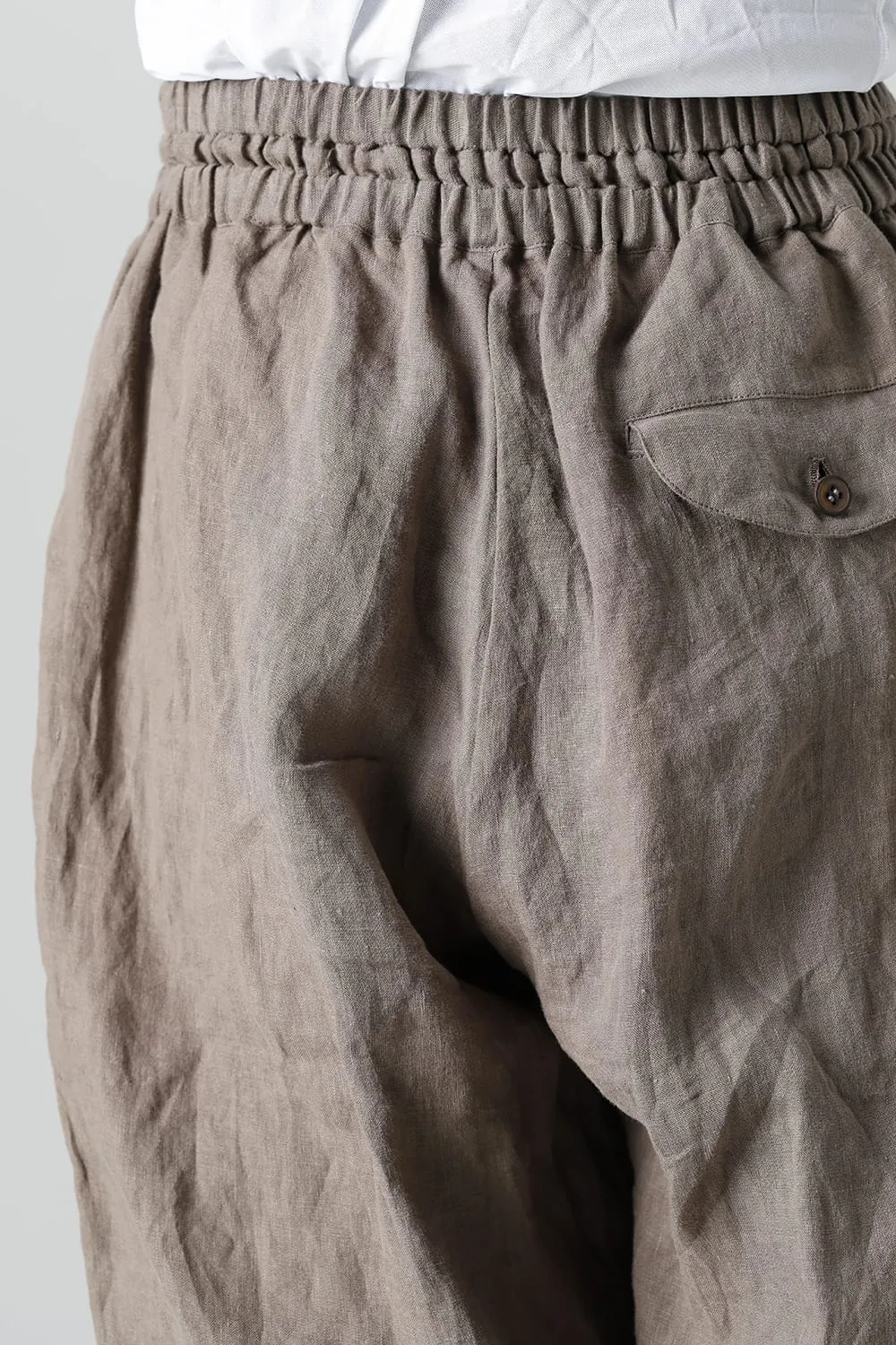 French Linen Easy Pants Khaki