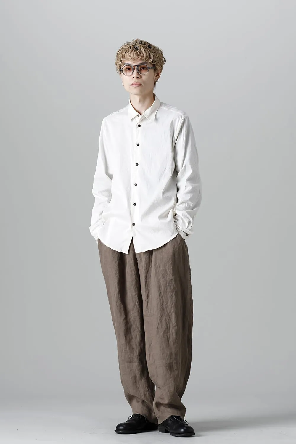 French Linen Easy Pants Khaki
