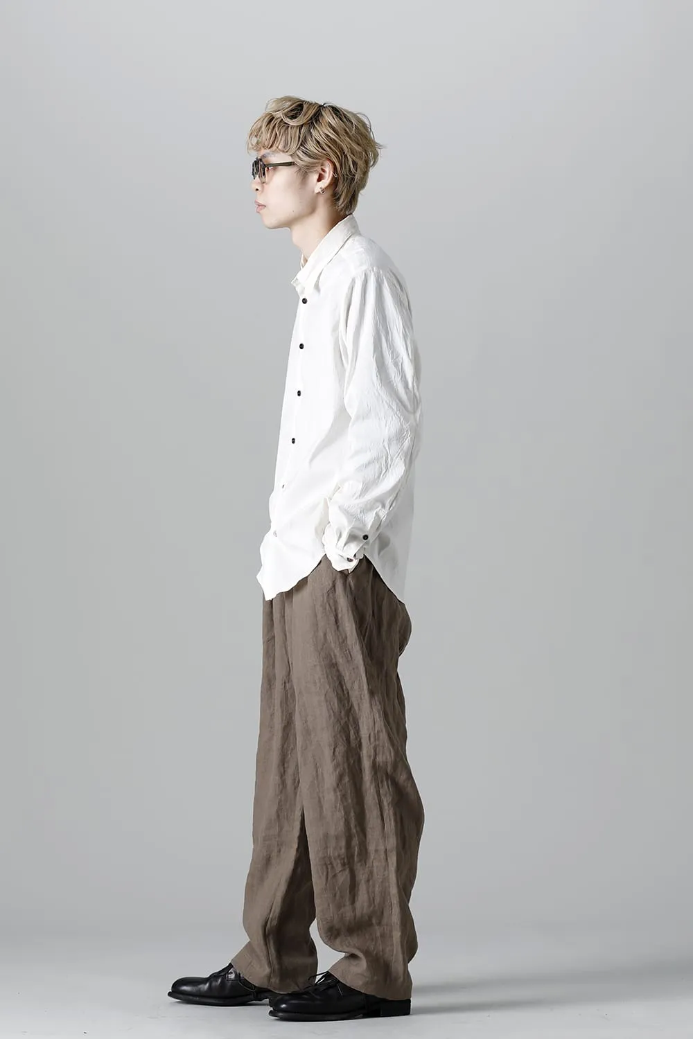 French Linen Easy Pants Khaki