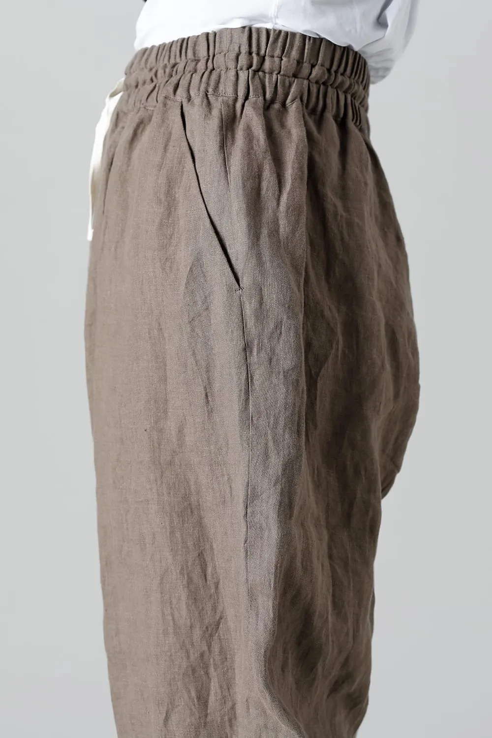 French Linen Easy Pants Khaki