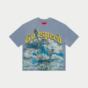 Godspeed - Chrome Liberty T-Shirt (Sky blue)
