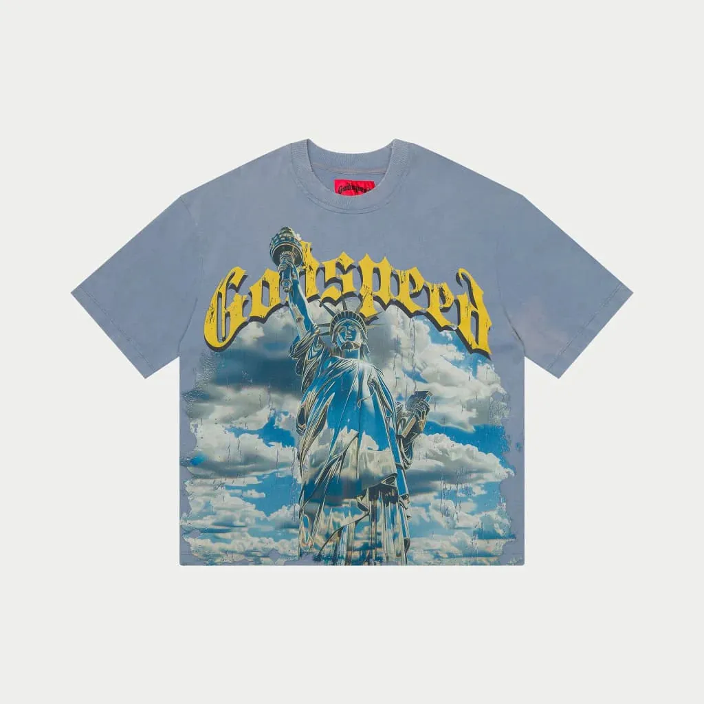 Godspeed - Chrome Liberty T-Shirt (Sky blue)