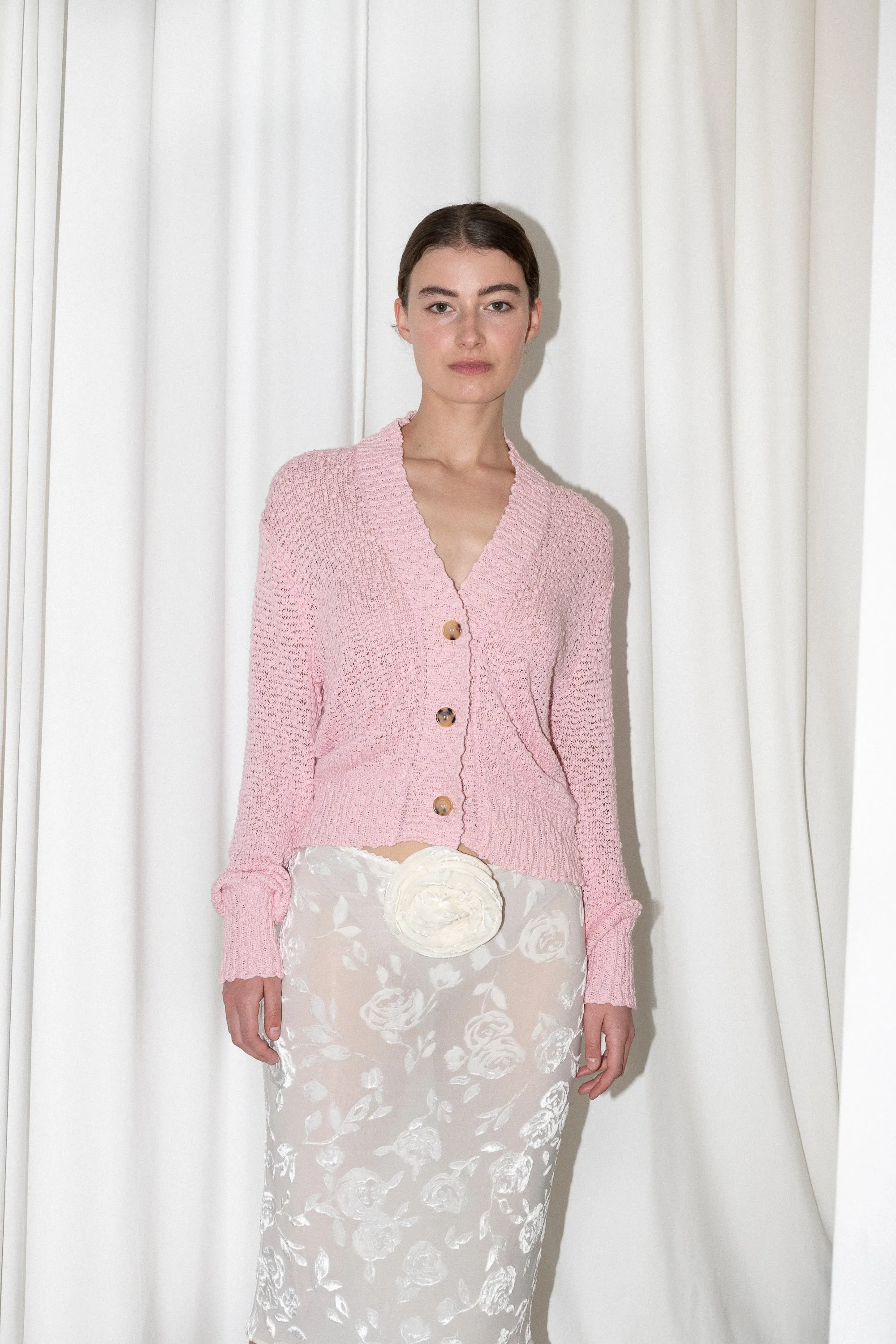 Grain Knit Cardigan 02