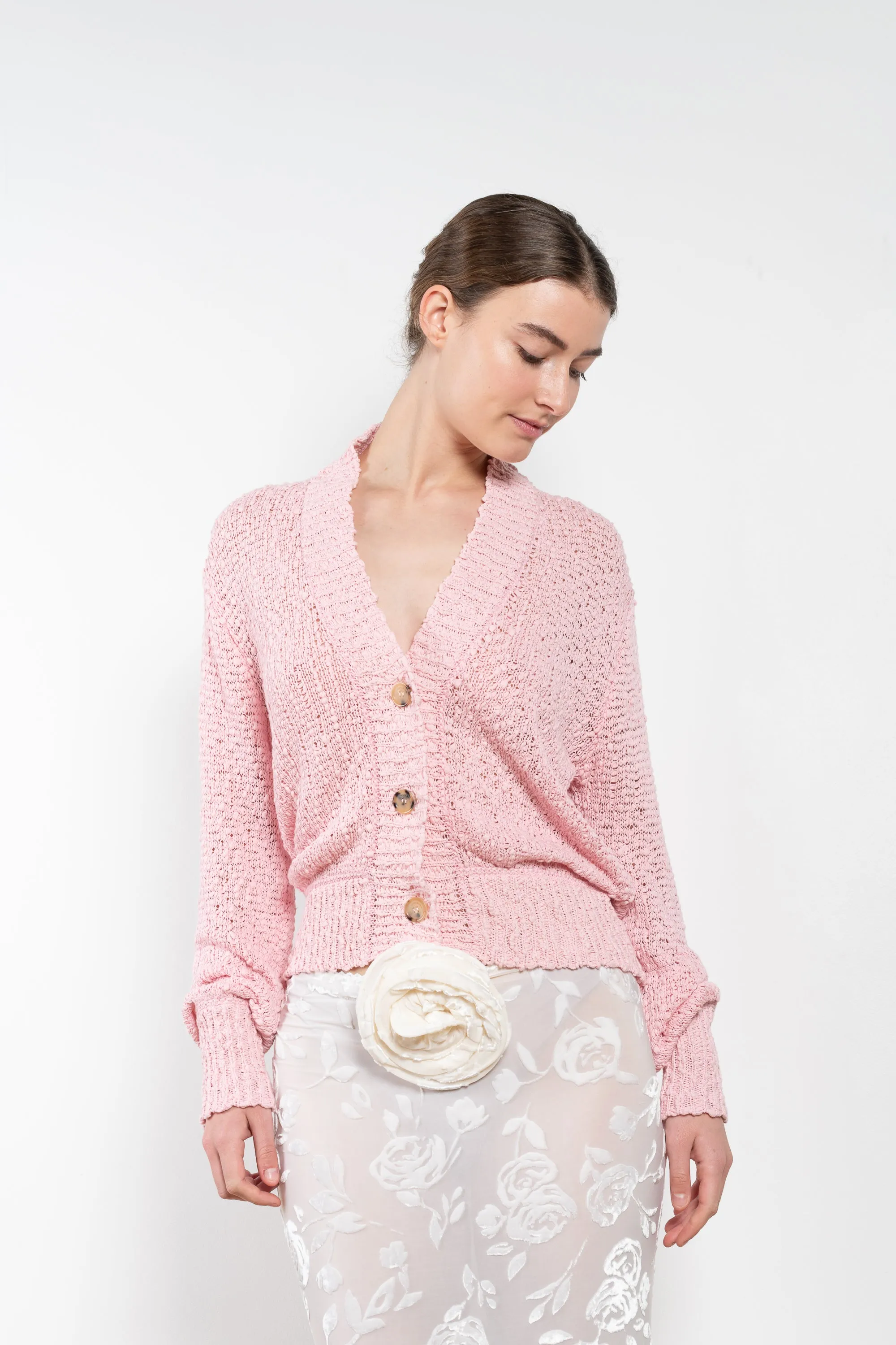 Grain Knit Cardigan 02