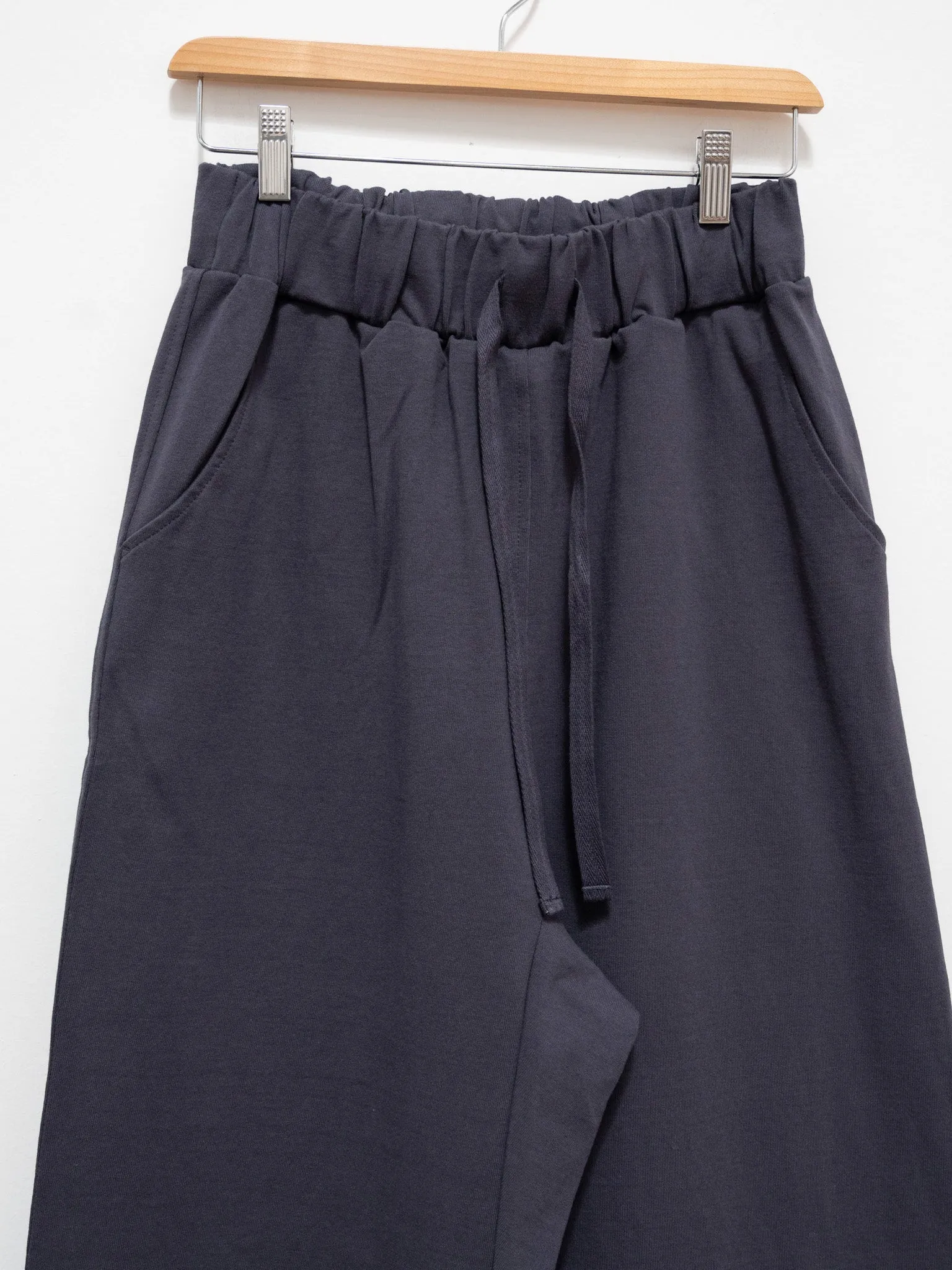 Heavy Jersey Easy Pants - Charcoal