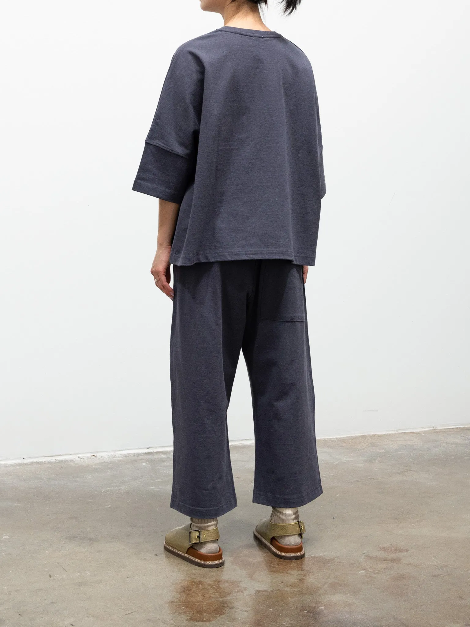 Heavy Jersey Easy Pants - Charcoal