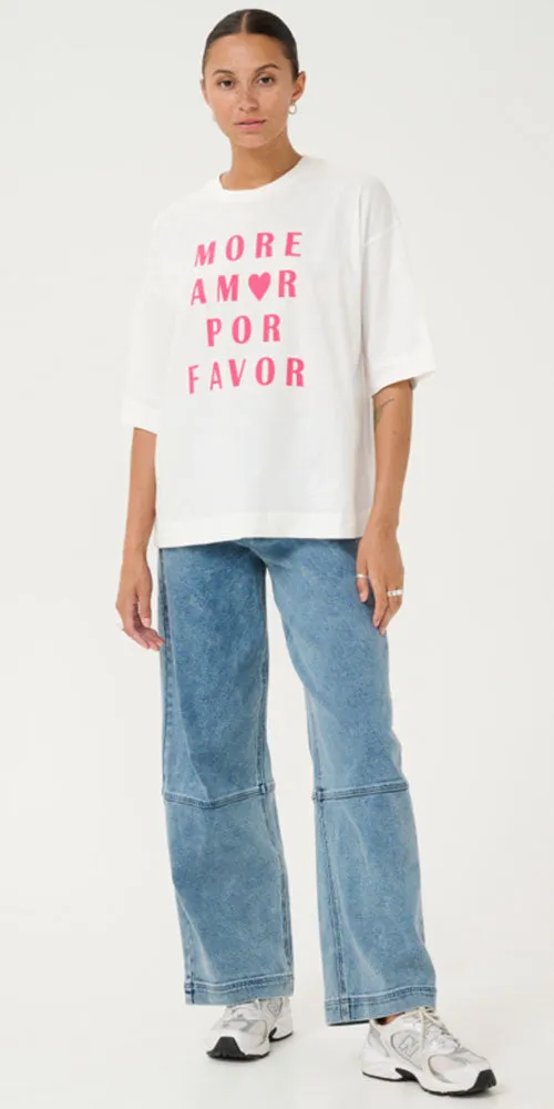 Kaffe More Amor Tee