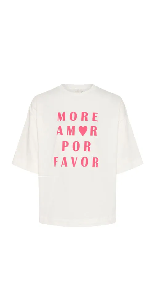 Kaffe More Amor Tee