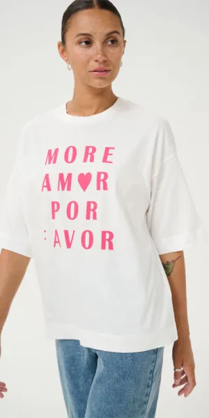 Kaffe More Amor Tee