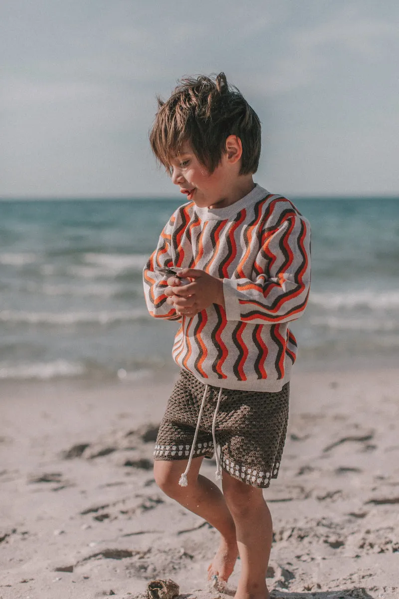 Knitted Pull Over - Wave