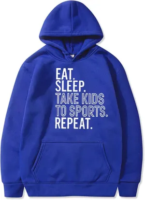 Letter Graphic Print Hoodies for Women Fall Long Sleeve Sweatshirts Drawstring Pullover Tops with Pocket, Large