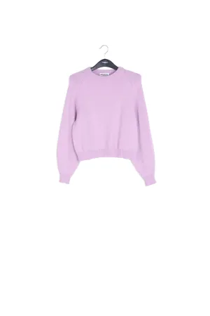 Lilac relaxed-fit sweater