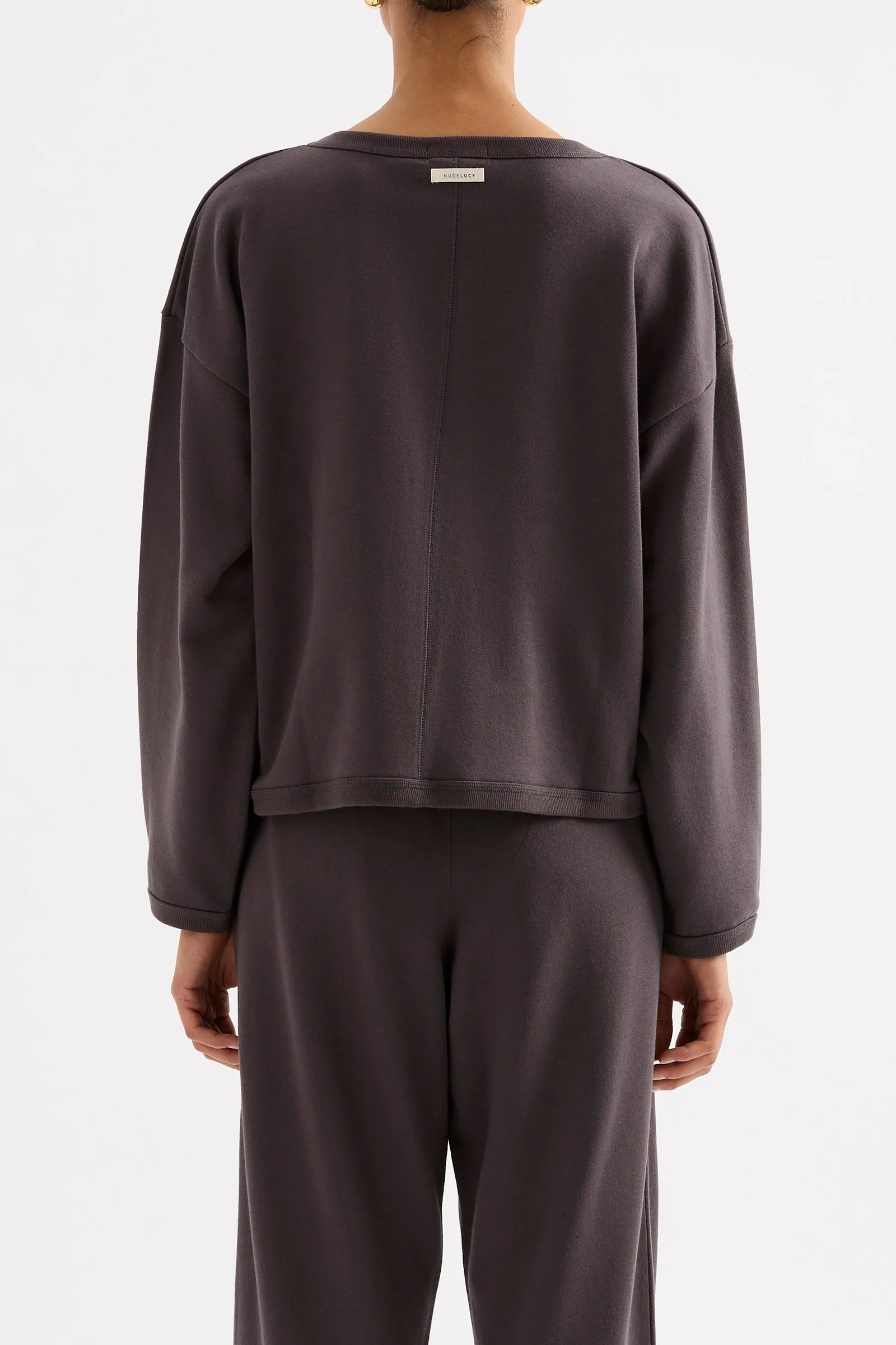 LOUNGE FLEECE CARDIGAN