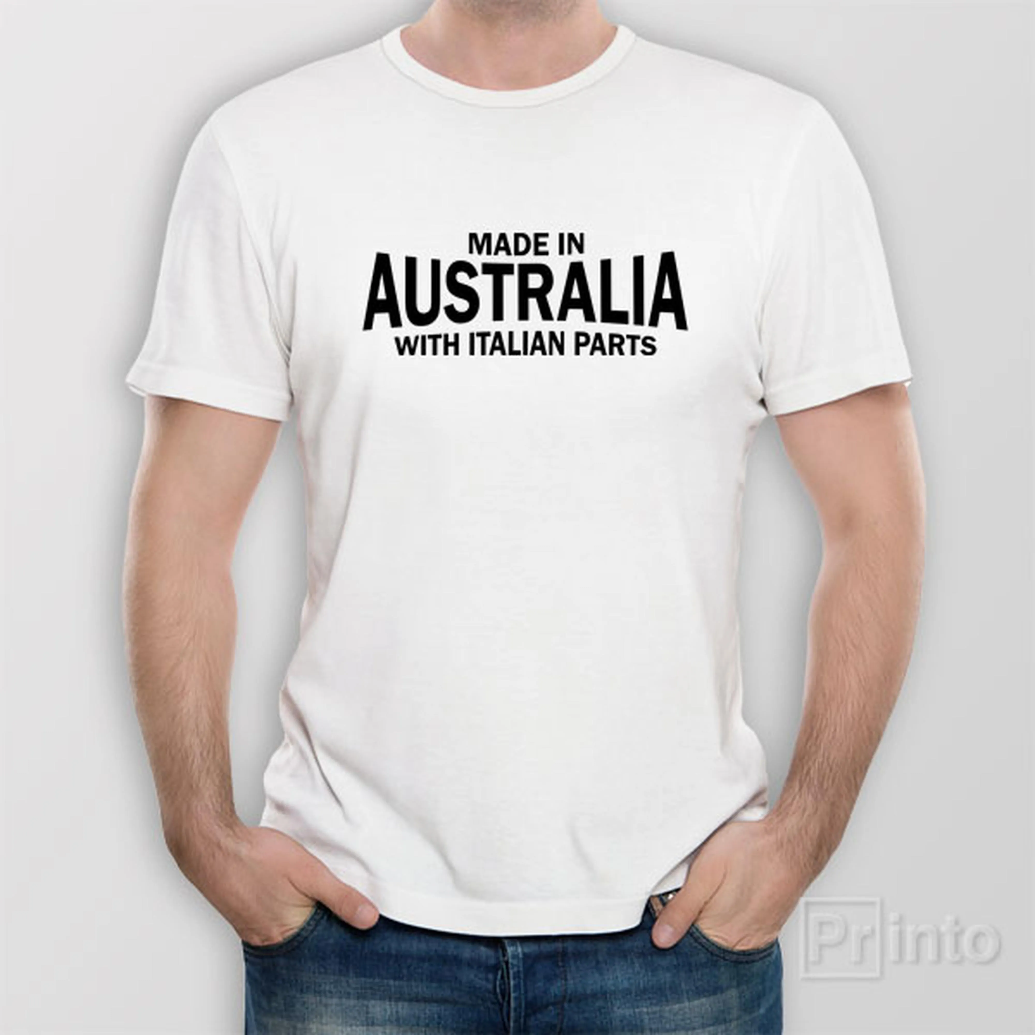 Made in Australia with Italian parts - T-shirt