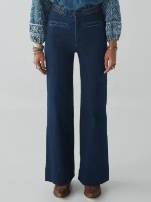 MAISON HOTEL Ross Pant in Disco Denim