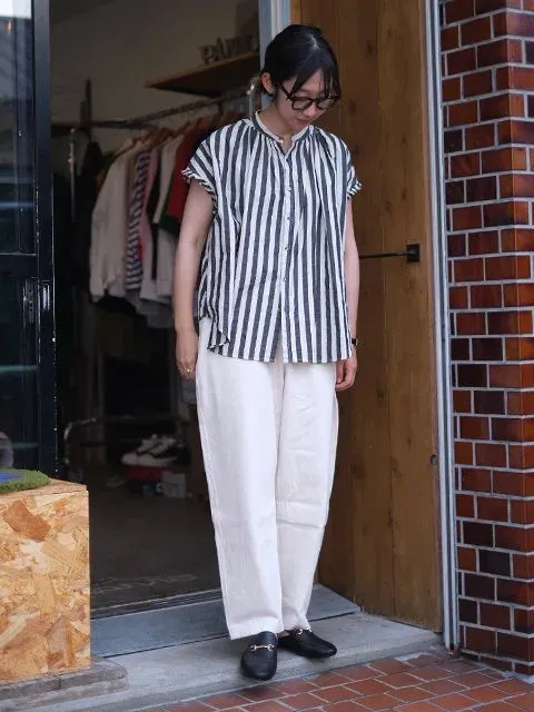 manon "DENIM EASY BALOON PANTS"