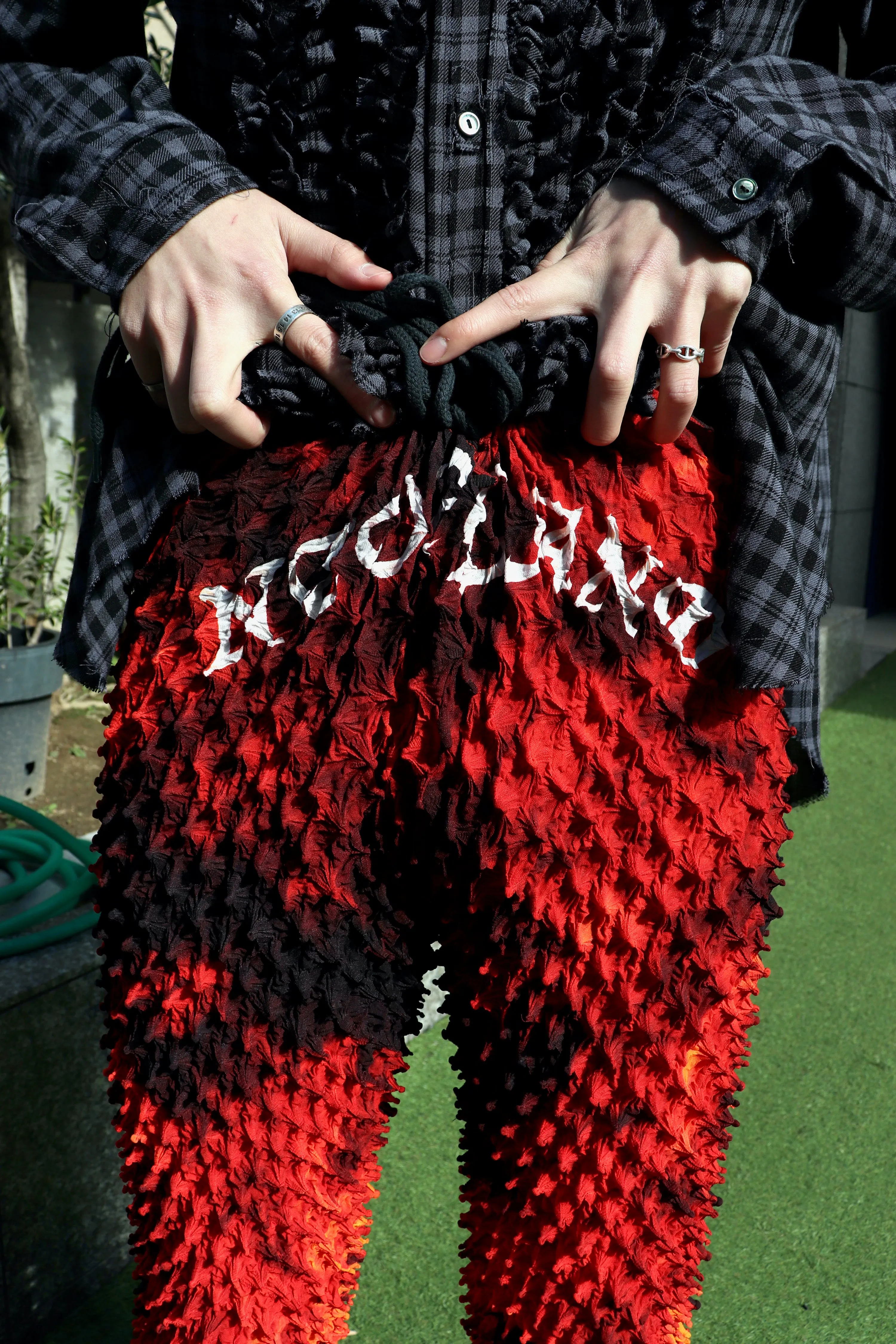 MASU  SPIKY EASY PANTS