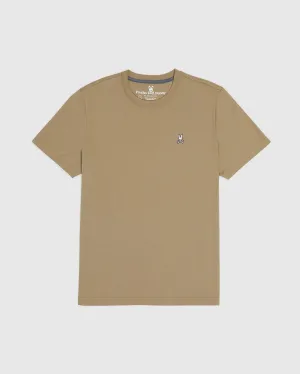 Men's Psycho Bunny Classic Crew Neck Tee Antique Taupe