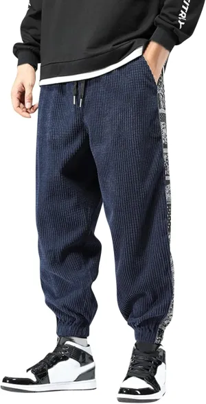 Mens Sweatpants with Pockets Big and Tall Pants Sweatpants for Men Pants Casual Rope Loosening Heavyweight Fit Cargo