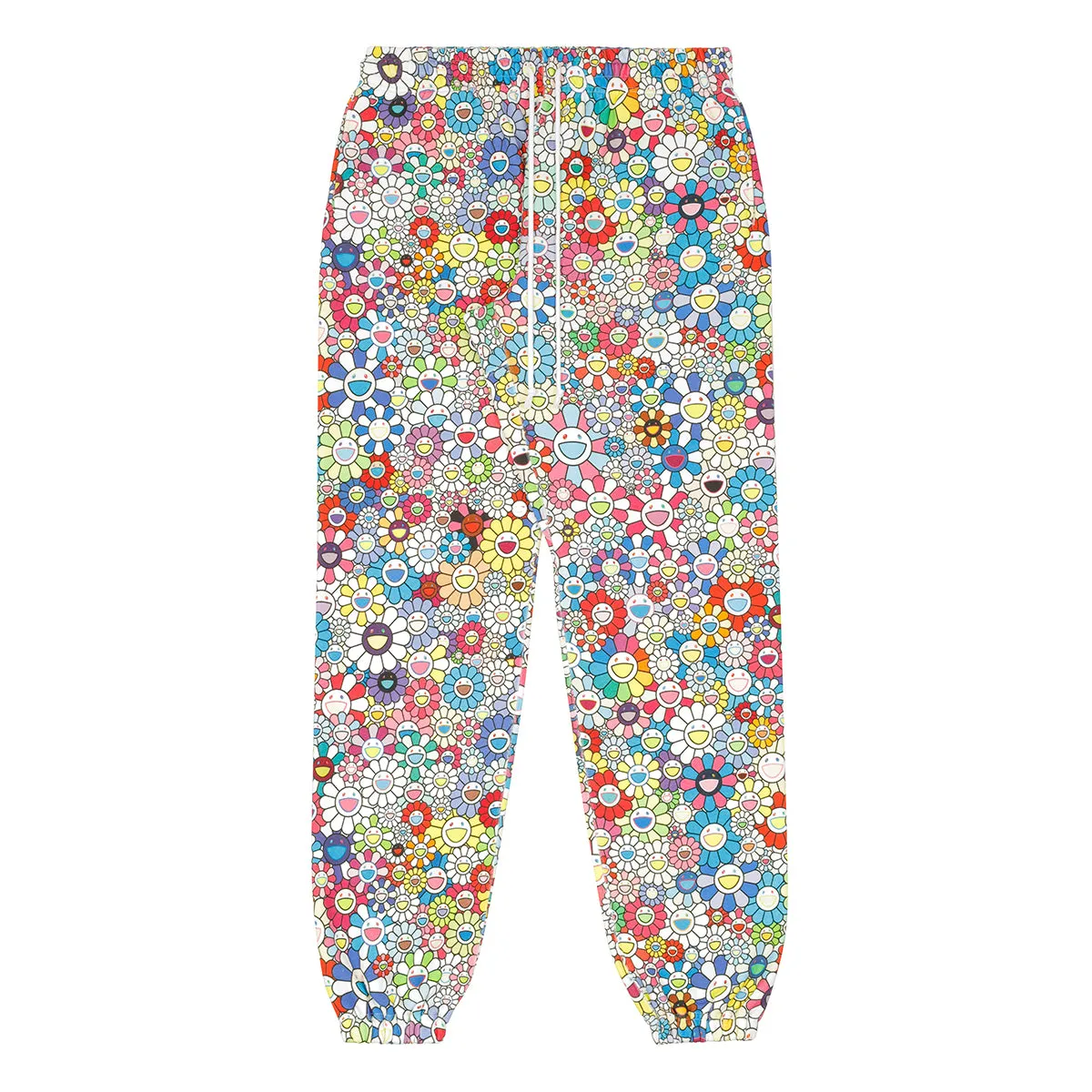 Multi-Color Flowers Sweat Pants