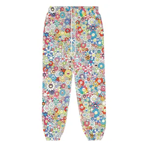 Multi-Color Flowers Sweat Pants